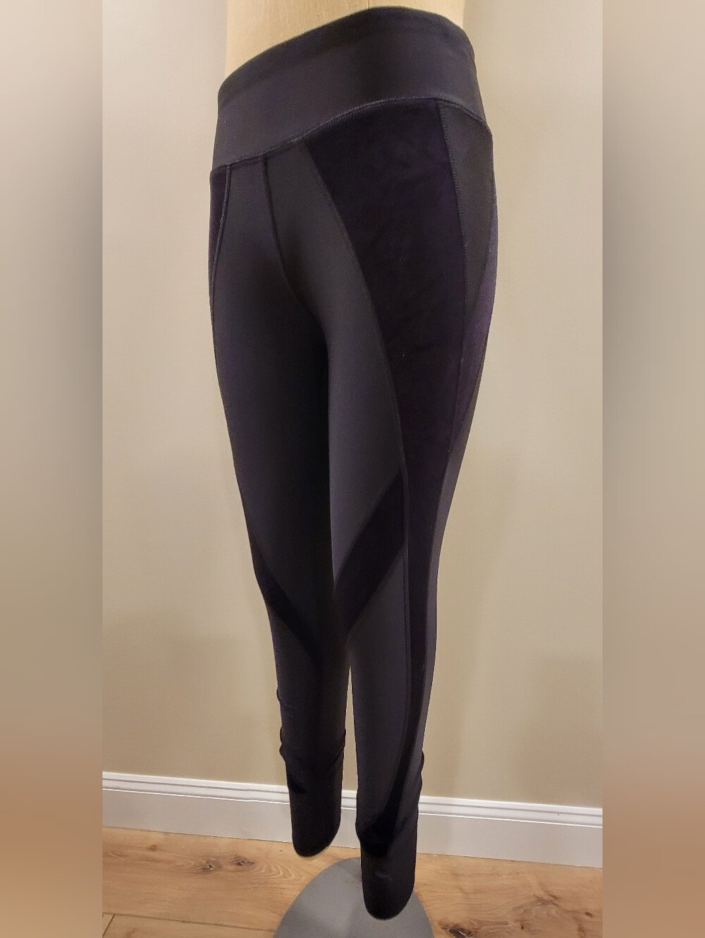 Puma Black Paneled Leggings